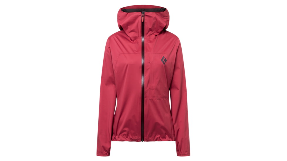 Black Diamond Fineline Stretch Rain Shell - Womens, Wild Rose, Medium, APG3E86012MED1