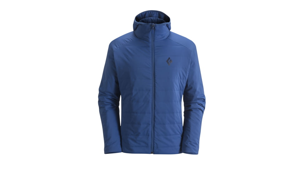Black Diamond First Light Hooded Alpine Jacket - Men's, Extra Large, Denim, APY4FG427XLG1