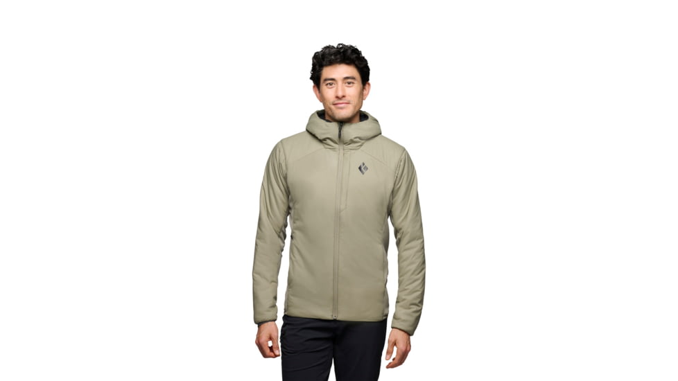 Black Diamond First Light Hybrid Hoody - Mens, Pine Smoke, Large, AP7522653060LRG1