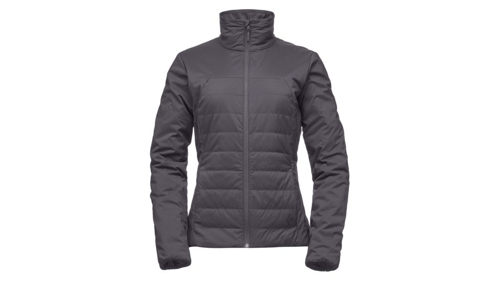 Black Diamond First Light Womens Jacket, Smoke, Extra Small, APHZ9K022XSM1