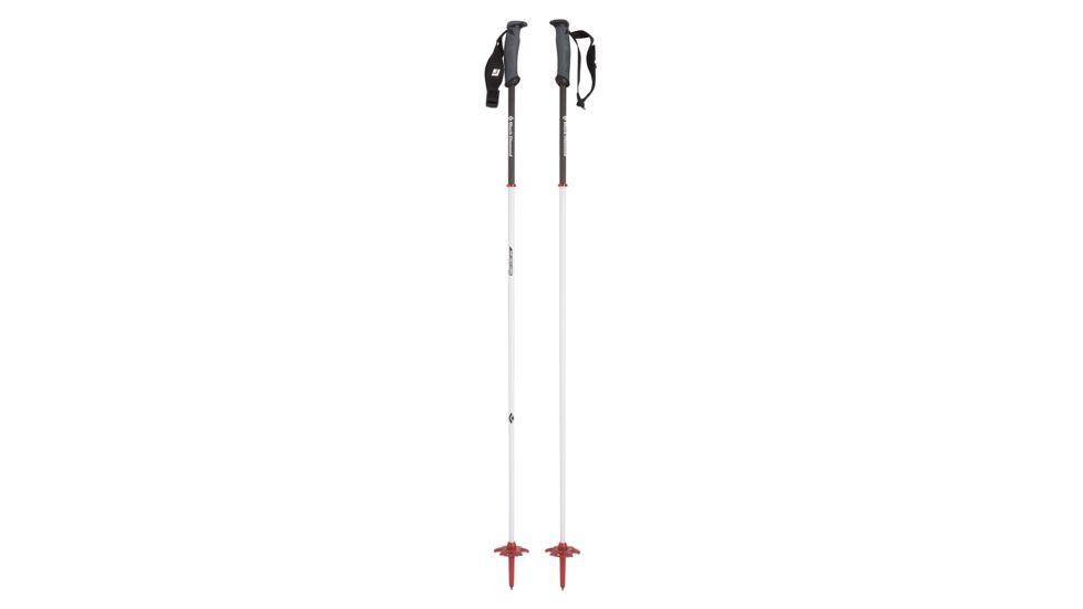 Black Diamond Fixed Length Carbon Ski Poles Black/Deep Torch 115 cm BD11153900001151