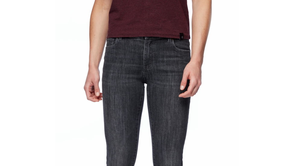 Black Diamond Forged Denim Pants - Womens, Carbon Wash, 8, AP75002100540081