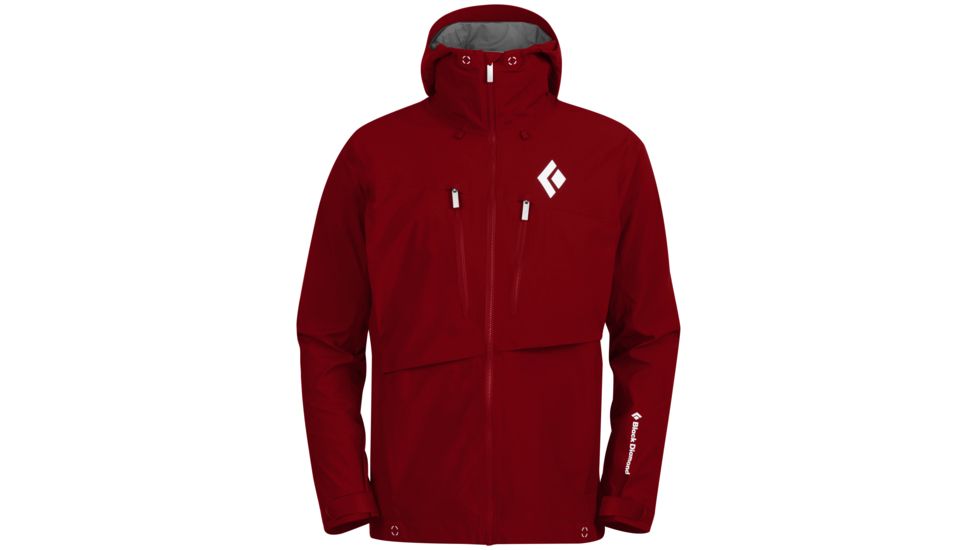 Black Diamond Front Point Shell - Men's-Deep Torch-X-Large