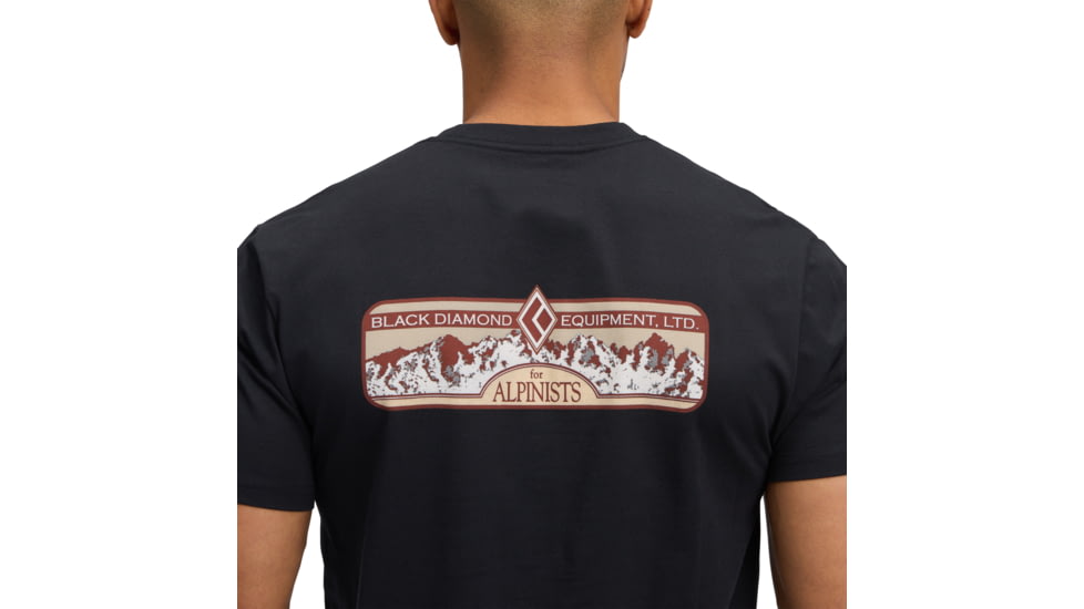 Black Diamond Heritage Alpinist Short Sleeve Tee - Mens, Black, Medium, AP7524670002MED1