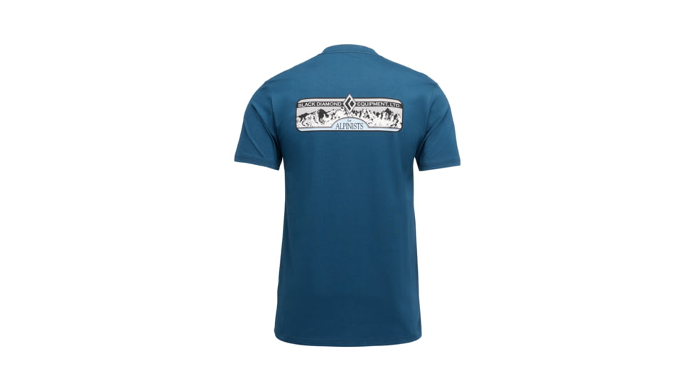 Black Diamond Heritage Alpinist Short Sleeve Tee - Mens, Indigo, Small, AP7524674013SML1