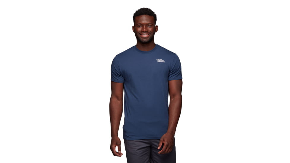 Black Diamond Heritage Equipment Short Sleeve Tee - Mens, Ink Blue, Small, AP7302314014SML1
