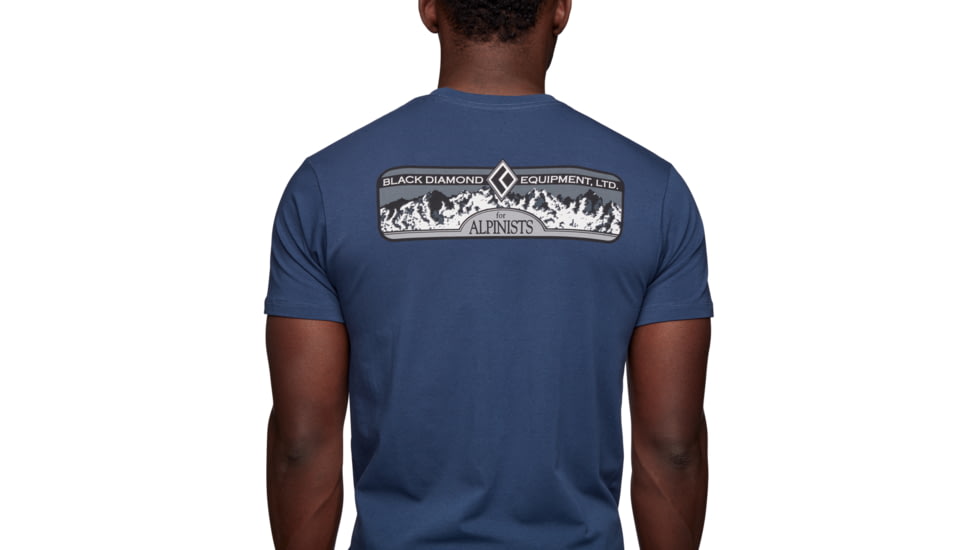 Black Diamond Heritage Equipment Short Sleeve Tee - Mens, Ink Blue, Small, AP7302314014SML1