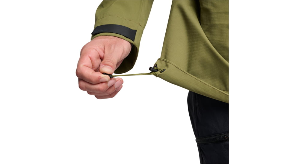 Black Diamond Highline Stretch Shell - Mens, Crag Green, Extra Large, AP7420103040XLG1