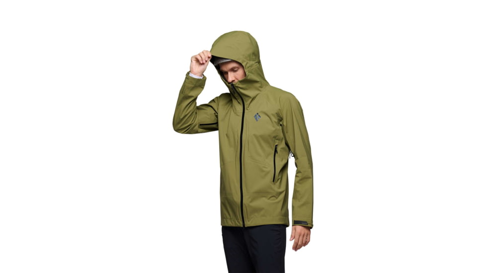 Black Diamond Highline Stretch Shell - Mens, Crag Green, Extra Large, AP7420103040XLG1