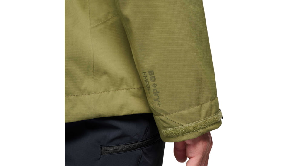 Black Diamond Highline Stretch Shell - Mens, Crag Green, Extra Large, AP7420103040XLG1