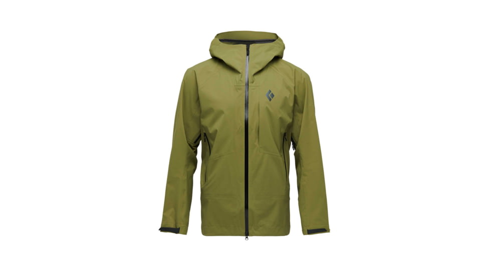 Black Diamond Highline Stretch Shell - Mens, Crag Green, Extra Large, AP7420103040XLG1