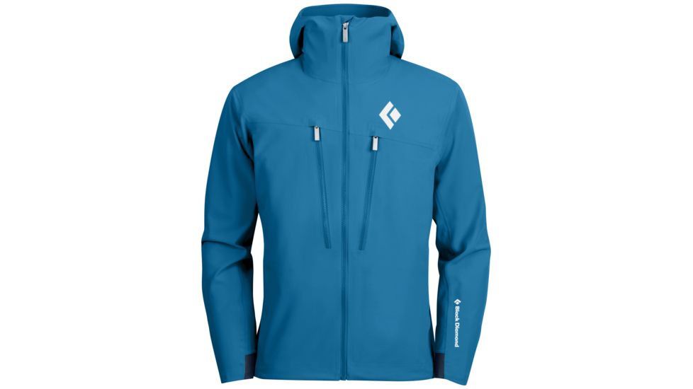 Black Diamond Induction Shell Jacket - Men's-Sapphire-Large