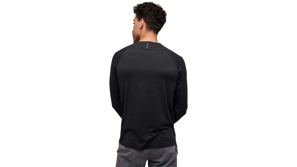 Black Diamond Lightwire LS Tech Tee - Mens, Black, Medium, AP7530900002MED1