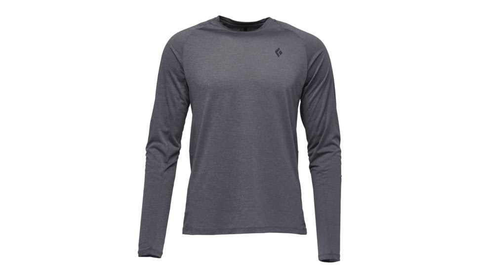 Black Diamond Lightwire LS Tech Tee - Mens, Steel Grey, Extra Large, AP7530900034XLG1