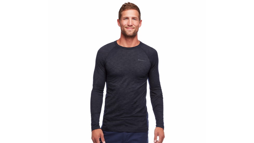 Black Diamond LS Rhythm Tee - Mens, Black, Medium, AP7520040002MED1