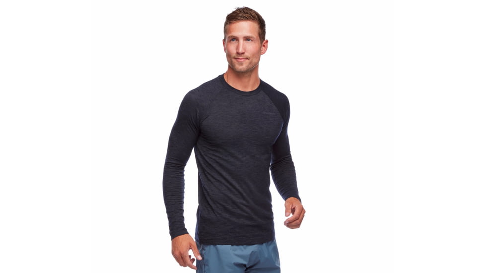 Black Diamond LS Rhythm Tee - Mens, Black, Medium, AP7520040002MED1