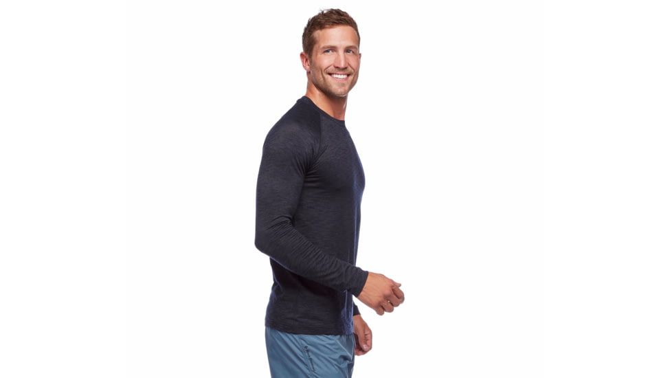 Black Diamond LS Rhythm Tee - Mens, Black, Medium, AP7520040002MED1