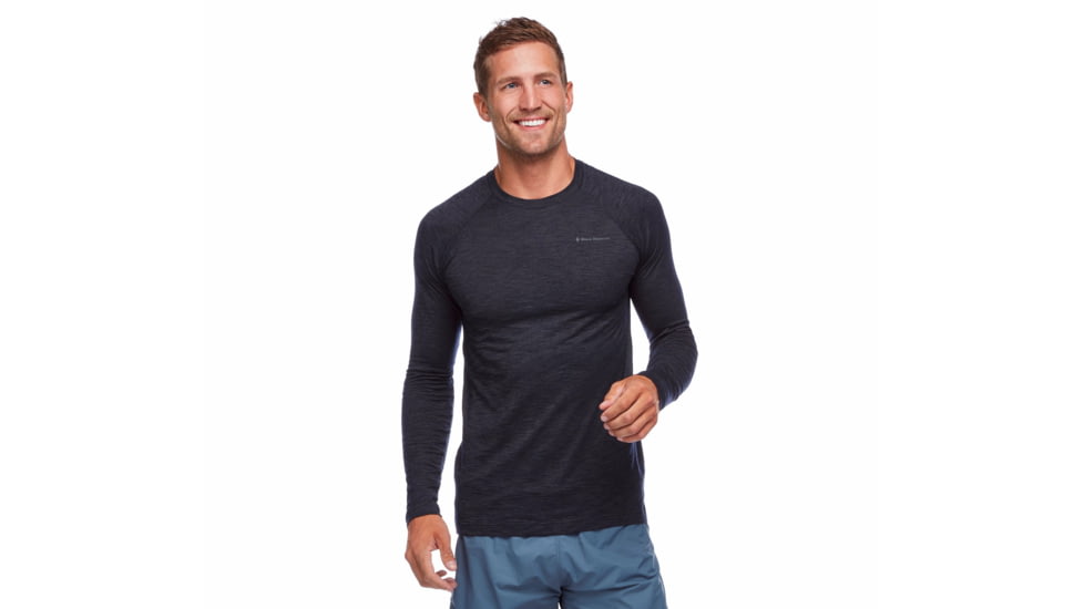 Black Diamond LS Rhythm Tee - Mens, Black, Medium, AP7520040002MED1