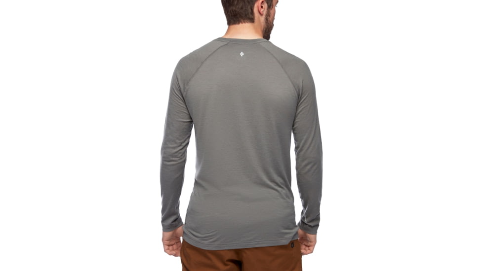Black Diamond LS Rhythm Tee - Mens, Nickel, Extra Large, AP7520041005XLG1