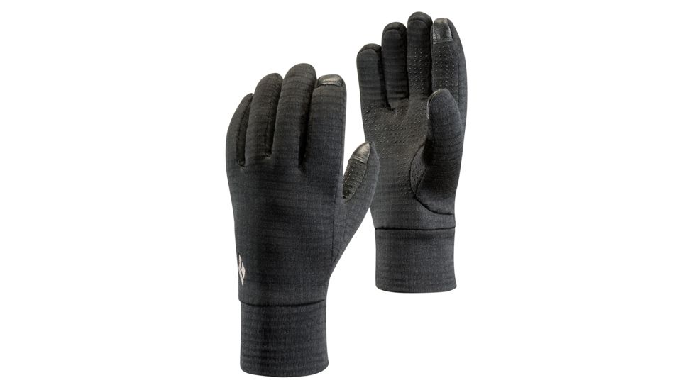 Black Diamond MidWeight GridTech Gloves, Black, Large, BD801032BLAKLG-1