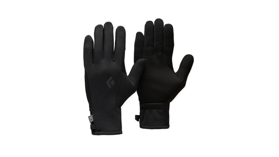 Black Diamond Midweight Screentap Liners, Black, Medium, BD8018060002MED1