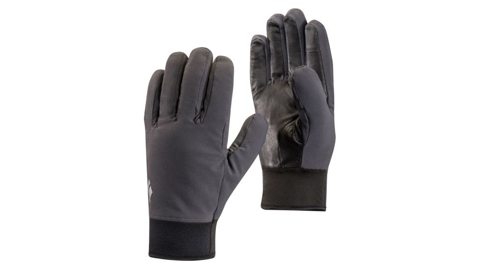 Black Diamond MidWeight Softshell Glove - Unisex, SMOKE, Small, BD801041SMOKSM 1