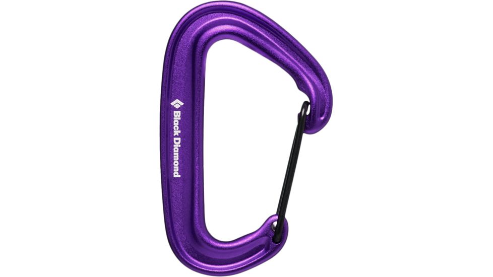 Black Diamond Miniwire Carabiner, Purple, BD2102355000ALL1
