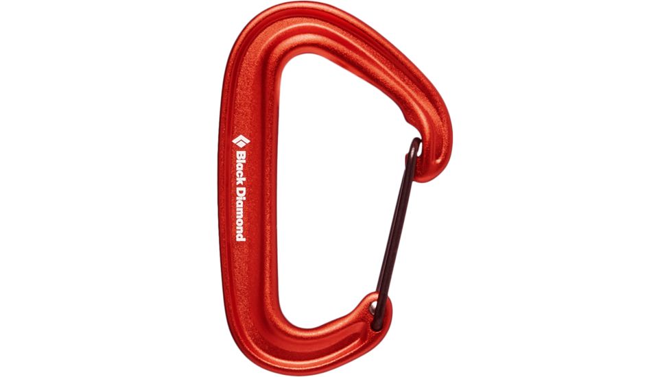 Black Diamond Miniwire Carabiner, Red, BD2102356009ALL1