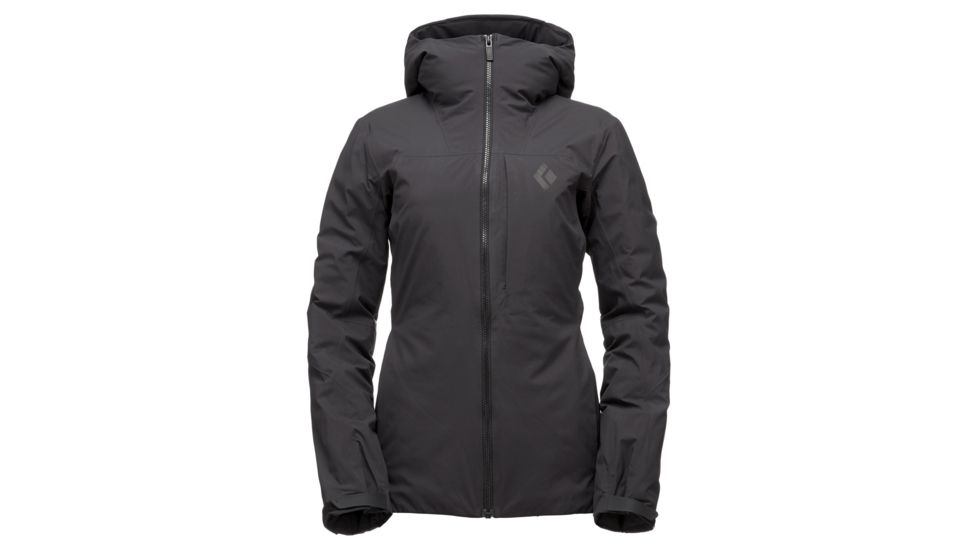 Black Diamond Mission Down Womens Ski Parka, Smoke, Large, APXNJ9022LRG1