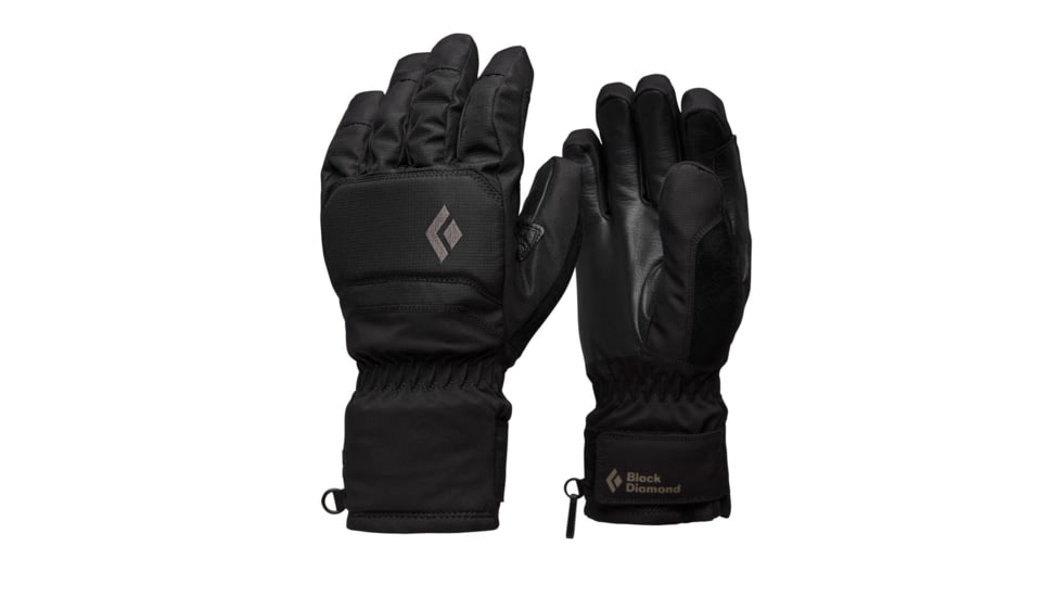Black Diamond Mission Gloves, Black, Medium, BD8010590002MED1