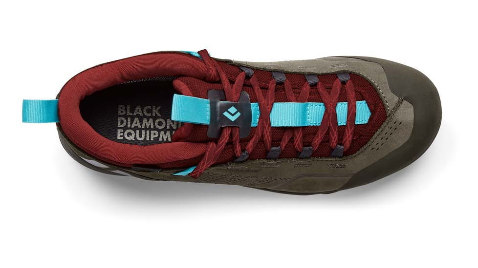 Black Diamond Mission Leather LW WP Approach Shoes - Womens, Malted/Grenadine, 6, BD58003394260601