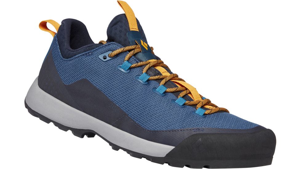 Black Diamond Mission LT Approach Shoes - Mens, Eclipse Blue/Amber, 11.5 US, BD58000191291151