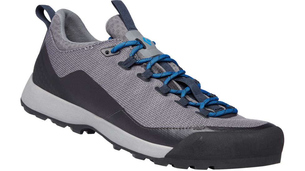 Black Diamond Mission LT Approach Shoes - Mens, Nickel/Ultra Blue, 9.5 US, BD58000191280951