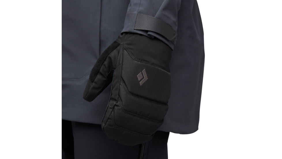 Black Diamond Mission MX Mitts, Black, Extra Large, BD8010830002XLG1