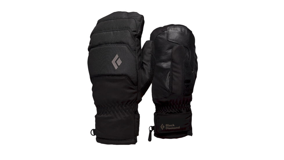 Black Diamond Mission MX Mitts, Black, Medium, BD8019200002MED1