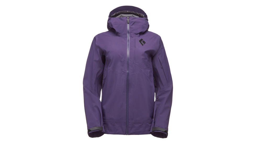 Black Diamond Mission Womens Ski Shell Jacket, Nightshade, Extra Small, APEFMV570XSM1