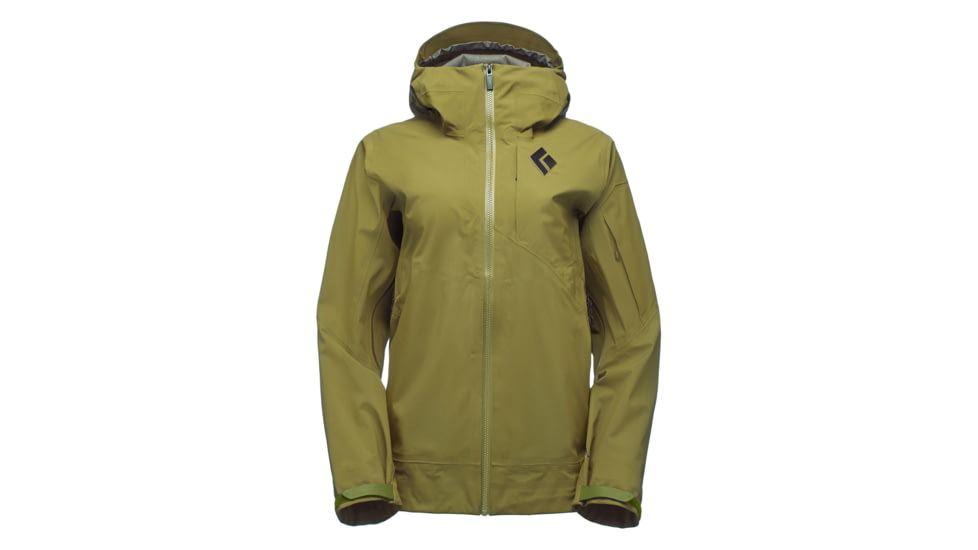 Black Diamond Mission Womens Ski Shell Jacket, Sage, Extra Small, APEFMV325XSM1