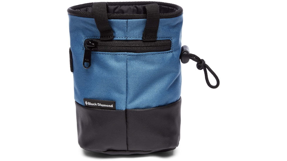 Black Diamond Mojo Zip Chalk Bag, Astral Blue, Small/Medium, BD6301554002S-M1