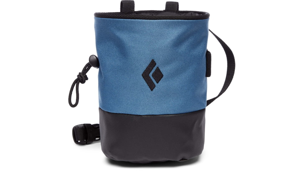 Black Diamond Mojo Zip Chalk Bag, Astral Blue, Small/Medium, BD6301554002S-M1
