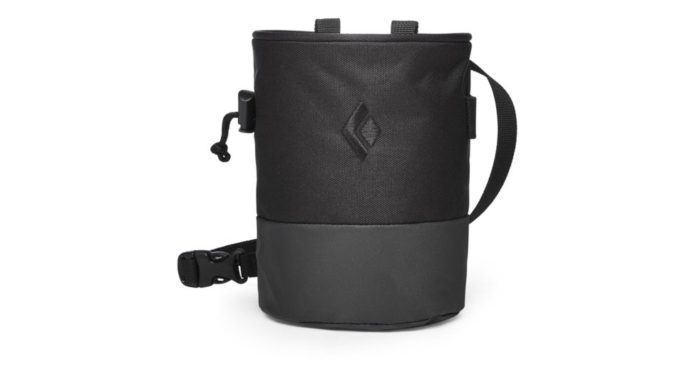 Black Diamond Mojo Zip Chalk Bag, Black/Slate, Range Medium - Large, BD6301559032M-L1