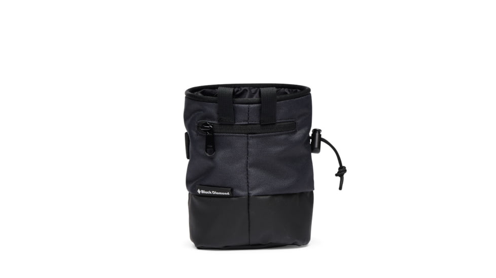 Black Diamond Mojo Zip Chalk Bag, Carbon, Small Medium, BD6301550003S_M1