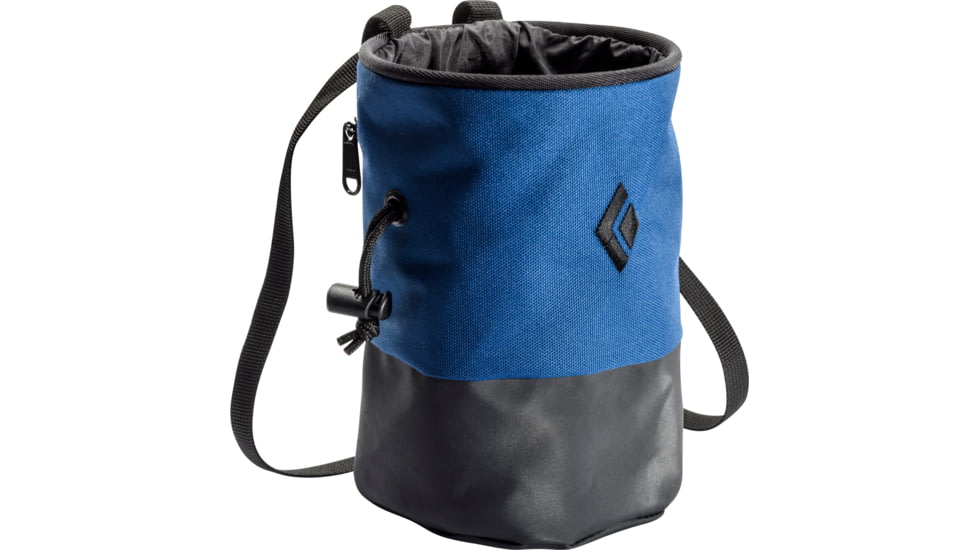 Black Diamond Mojo Zip Chalk Bag-Denim-M/L