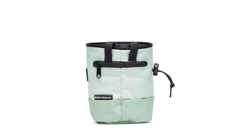 Black Diamond Mojo Zip Chalk Bag, Foam Green, Small Medium, BD6301553041S_M1