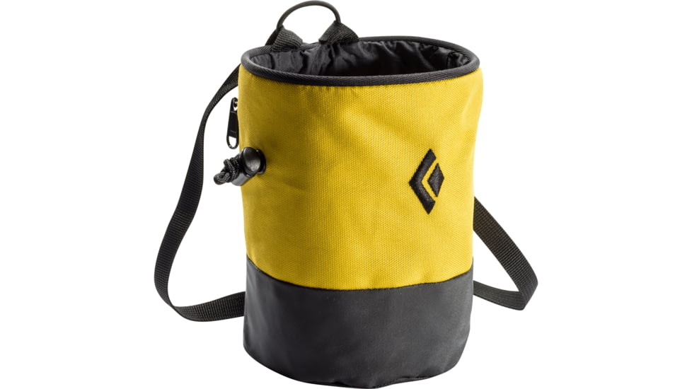 Black Diamond Mojo Zip Chalk Bag-Ochre-S/M