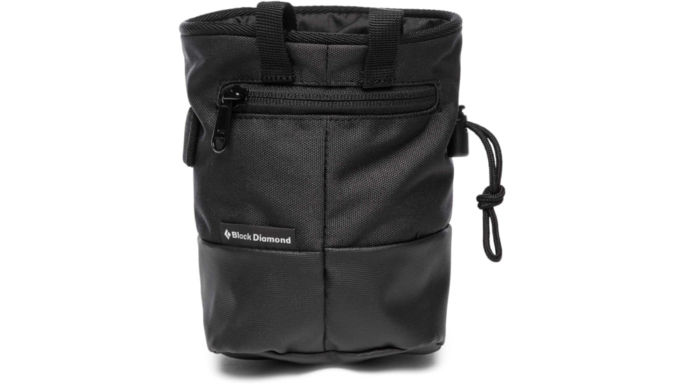 Black Diamond Mojo Zip Chalk Bag, Pewter, Small/Medium, BD6301551016S-M1
