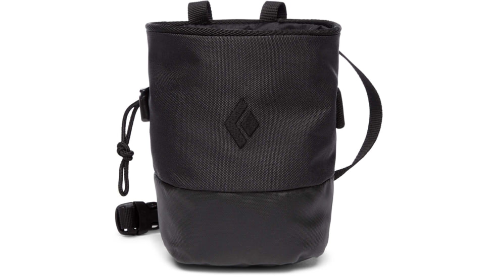 Black Diamond Mojo Zip Chalk Bag, Pewter, Small/Medium, BD6301551016S-M1