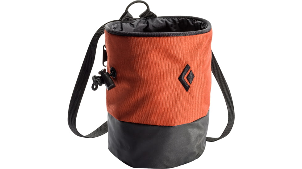 Black Diamond Mojo Zip Chalk Bag-Rust-S/M