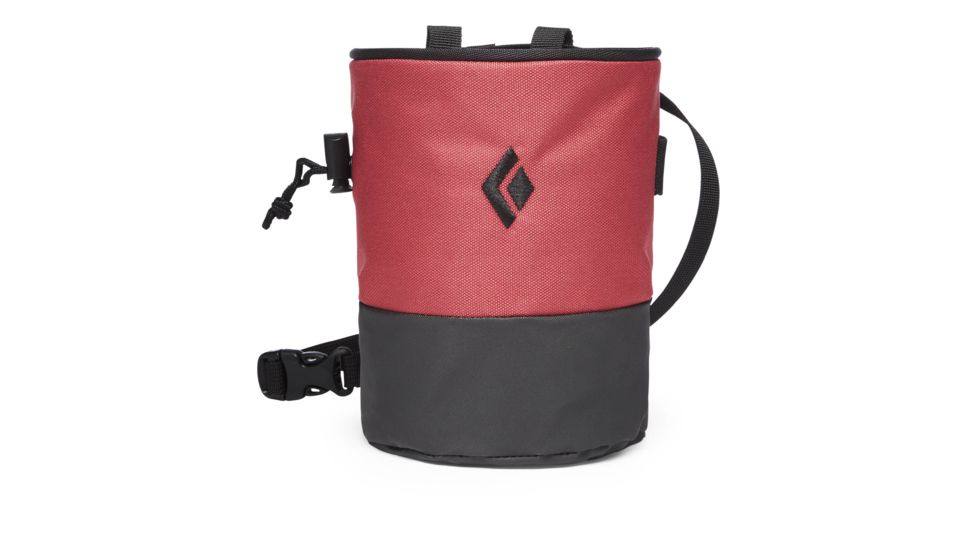 Black Diamond Mojo Zip Chalk Bag, Wild Rose/Slate, Range Medium - Large, BD6301559031M-L1