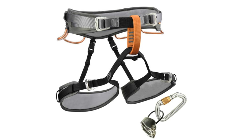 Black Diamond Momentum DS Harness Combo -XS - M-Coal/Lava