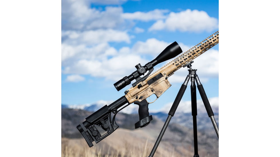 Black Diamond Optics 5-25x5630mm Tube Long Range Tactical Rifle Scope, Second Focal Plane